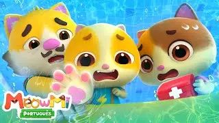 🐱 Show da Fam&iacute;lia Gato - Vamos Papar Com Cuidado, Beb&ecirc; Timi! 🍲