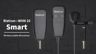 Bietrun UHF Wireless Adjustable Channel Microphone, 130ft Range, Compatible with iPhone, iPad-WXM10