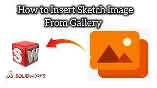 How to Insert sketch image in Solidworks | How to insert picture #solidworks #cad #3d #engineering