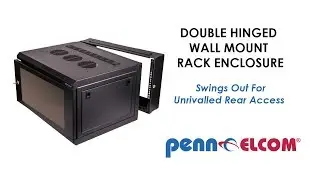 Penn Elcom R64xx-RHF | Double Hinged Wall Mount Rack Enclosure