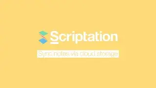 Syncing Notes to Multiple Devices with Cloud Storage (iPad/iPhone) | Scriptation Tutorial