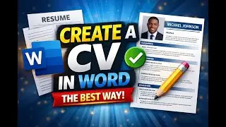 Free Professional CV in MS Word | Job-Ready Resume Format