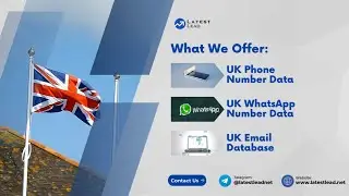 UK Phone Number List | UK WhatsApp Number Data | Latest Lead
