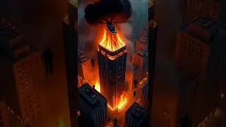 mega fire in the city