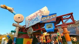 [2022] Slinky Dog Dash Full Ride and Queue #4k VR 360° #POV | Disney World, Florida