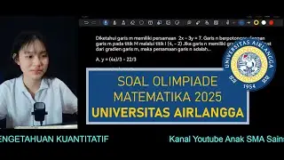 SOAL OLIMPIADE MATEMATIKA 2025 UNIVERSITAS AIRLANGGA PART 1