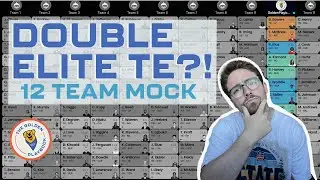 No One Was Ready for My Double ELITE Tight End Draft (Mock Draft)
