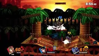 Super Smash Bros Ultimate - First 3-Player Online Match