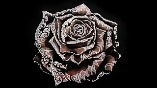 Midnight Rose painting by Sofia Minson
