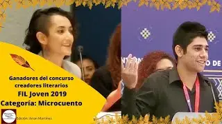 Ganadores concurso creadores literarios categor&iacute;a MICROCUENTO, FIL Joven 2019