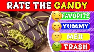 Rate the Candy & Snack Challenge | Ultimate Snack & Candy Tier List