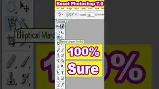 photoshop 7 0 reset | Photoshop Reset | Photoshop Full Reset | Preference Restore in Photoshop |