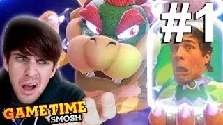 ACTING LIKE KIDS IN MARIO 3D (Gametime W/ Smosh)