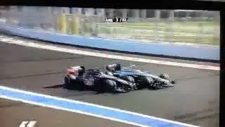 Vergne against magnussen sochi F1 gran prix 2014