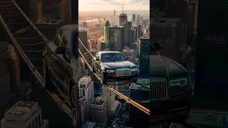 Heart-Stopping car Stunt! #shorts #thrill #carstunt #highwire #extremestunts #epicmoments #crazyride