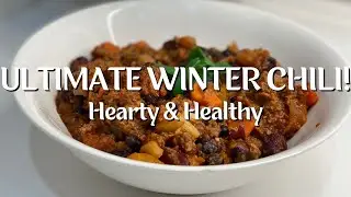 Ultimate Winter Comfort Food: Beef & Two Bean Chili with Fresh Prepped Beans