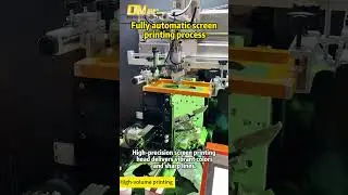 DM 101 Automatic Screen Printer for round bottle 2 #screenprintingmachine