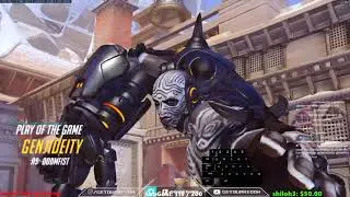 POTG! GetQuakedOn DOOMFIST OVERWATCH SEASON 25 TOP 500 GAMEPLAY