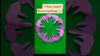 🌸 Easy paper flower making 🌸#trending #flowermaking #youtubeshorts #viralshorts #diy #craft #art