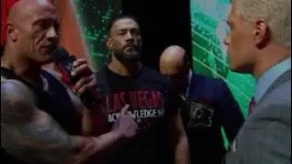 what just happened #romanreigns #codyrhodes #sethrollins #therock #edit #wwe #wrestlemania #wweedit