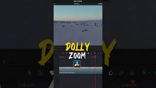 Эффект Dolly Zoom в DaVinci Resolve