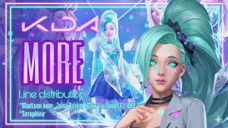 KDA~MORE (Madison Beer, Jaira Burns, Lexie Liu, and I-dle) Line distribution by Hunni