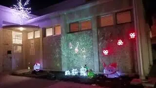 Xmas Decorations, Fire Station, Sunset district 20251210 201735