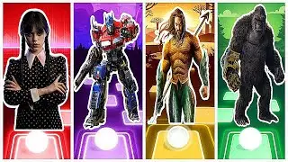 WEDNESDAY⚫️TRANSFORMERS🔵AQUAMAN🟢KINGKONG⚫️#tileshop #tileshopgame #pawpatrol #gamer #memesong