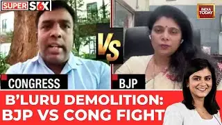 Bengaluru Demolition Row Debate: BJP’s Sudha Halkai Targets Congress, Raghu Dodderi Defends