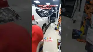 Toyota Prado Android multimedia screen camera installation beast one high quality  2010 to 2014