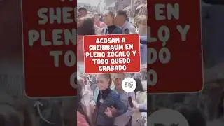 Acosan a la presidenta de M&eacute;xico, Claudia Sheinbaum