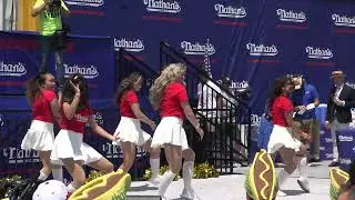 Nathan hotdogs eating competition filmed alexanderegurman@gmail.com 917 825 8225 @alexanderegurman