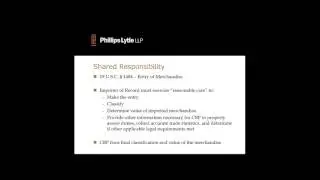 Effectively Managing US Customs Regulations and Minimizing Officer/Director Liability
