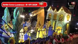 Défilé de Corso Lumineux à Fêtes de Bayonne 13/ 07/ 2025