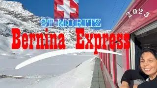 MILÃO X ST MORITZ NA SUIÇA BERNINA EXPRESS