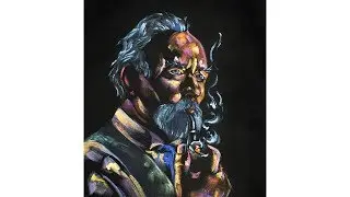 How to paint a Expressive Mans portrait in acrylic #12 About Face | TheArtSherpa