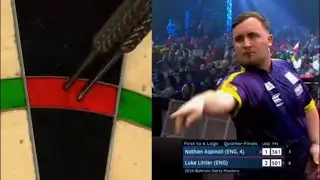 Luke Littler vs Nathan Aspinall | Bahrein Darts Masters 2024 | Quarter-Finals