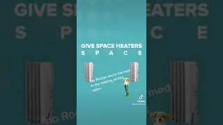 Give Space Heaters Space #shorts #wintersafety #safewise