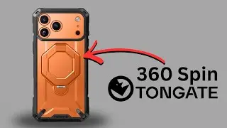 Чехол Tongate с магнитной подставкой и вращением на 360 градусов для iPhone 17 Pro Max