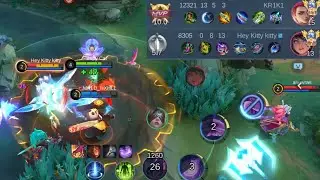 ALICE STEAM GLIDER AGAINST TWO GLOBALS - MOBILE LEGENDS