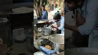 Hardworking मशहूर चोले कुलचे जहांगीरपुरी मेट्रो स्टेशन #shorts #youtubeshorts #foodvlog#jahangirpuri