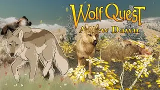 A BATTLE On Garnet Hill🦬🌼 Wolf Quest: A New Dawn Legacy #31 (Buffalo Plateau)