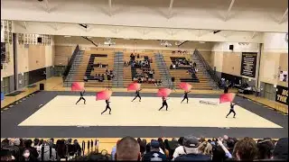 Riverbank high school Winterguard Championships 2022
