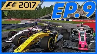 THREE WIDE! |Race 9/20| F1 2017 Sauber Career Mode Episode 9