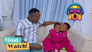 Twins Drama!😂 -Reacting To Hotdog/ Daddy Trying To Catch up with Them😍