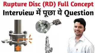 What is Rupture Disc(RD)/Rupture Disc Working Principle /How does Rupture Disc work.? /PSV Valve