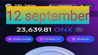 12 september onus code #onusdailycode #12september #shorts