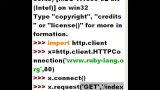 Python http.client