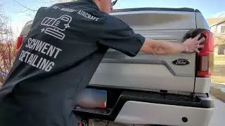 Tailgate Covered in Salt Cleaned w/ Rinseless wash!