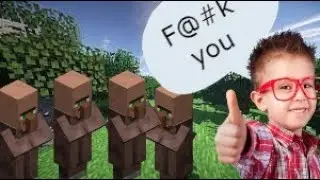 Unhinged kid plays minecraft